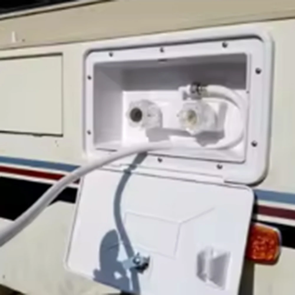 RV Exterior Shower Box Quick Connect Sprayer & Hose Faucet Hose For Motorhome Boat Accessories