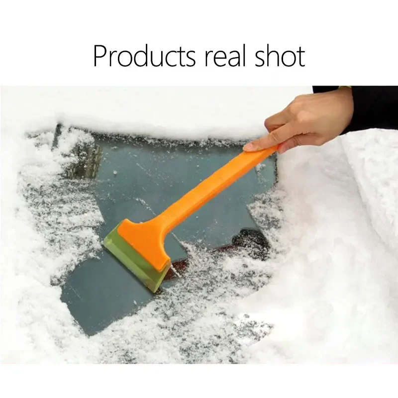 1/2x Snow Removal Scraper Dismantling Car Windshield for All Auto Parts Durable Car Snow Shovel Ice Shovel Window Cleaning Tool
