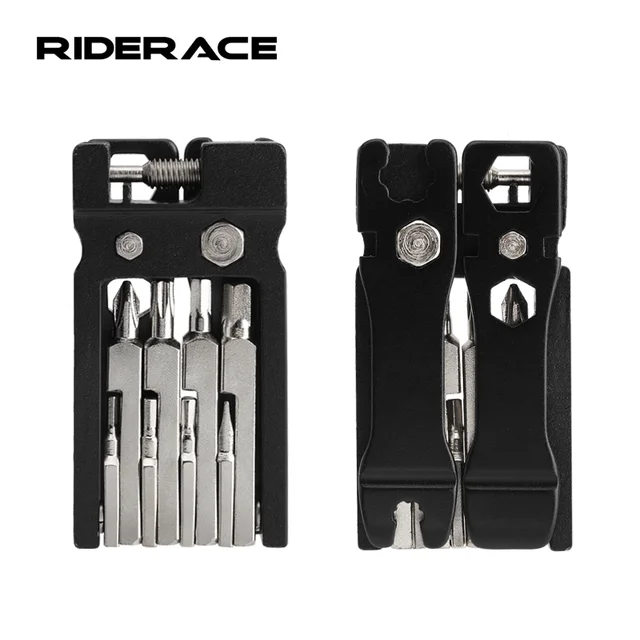 20 In 1 Fiets Reparatie Tools Kit Inbussleutel Weg Mountainbike Reparatie Schroevendraaier Tool Multifunctionele Opvouwbare Moersleutel