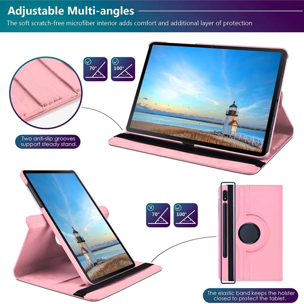 360° Rotating Stand Protective Tablet Case