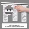 20/30cm Restaurant Ticket Holder Aluminum Order Rack Receipt Holder Silvery Kitchen Slide Check Rack for Office Cafes Pubs 4