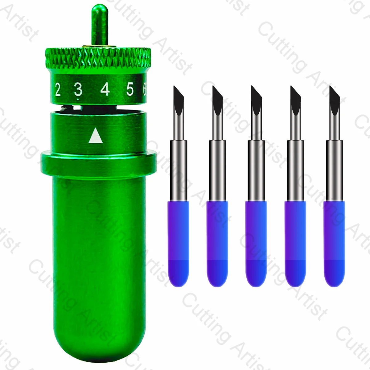 1Pc Blade Holder + 5 Pezzi Lama A Taglio Profondo 60 ° Per Silhouette Cameo 4 Plus Pro Portrait 3