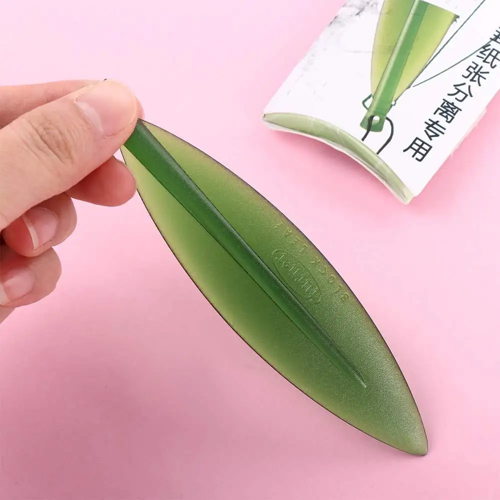 종이 절단 도구 사무실 학교 용품 편지 용품 랜셋 종이 봉투 오프너 버드나무 잎 편지 오프너 익스프레스 오프너