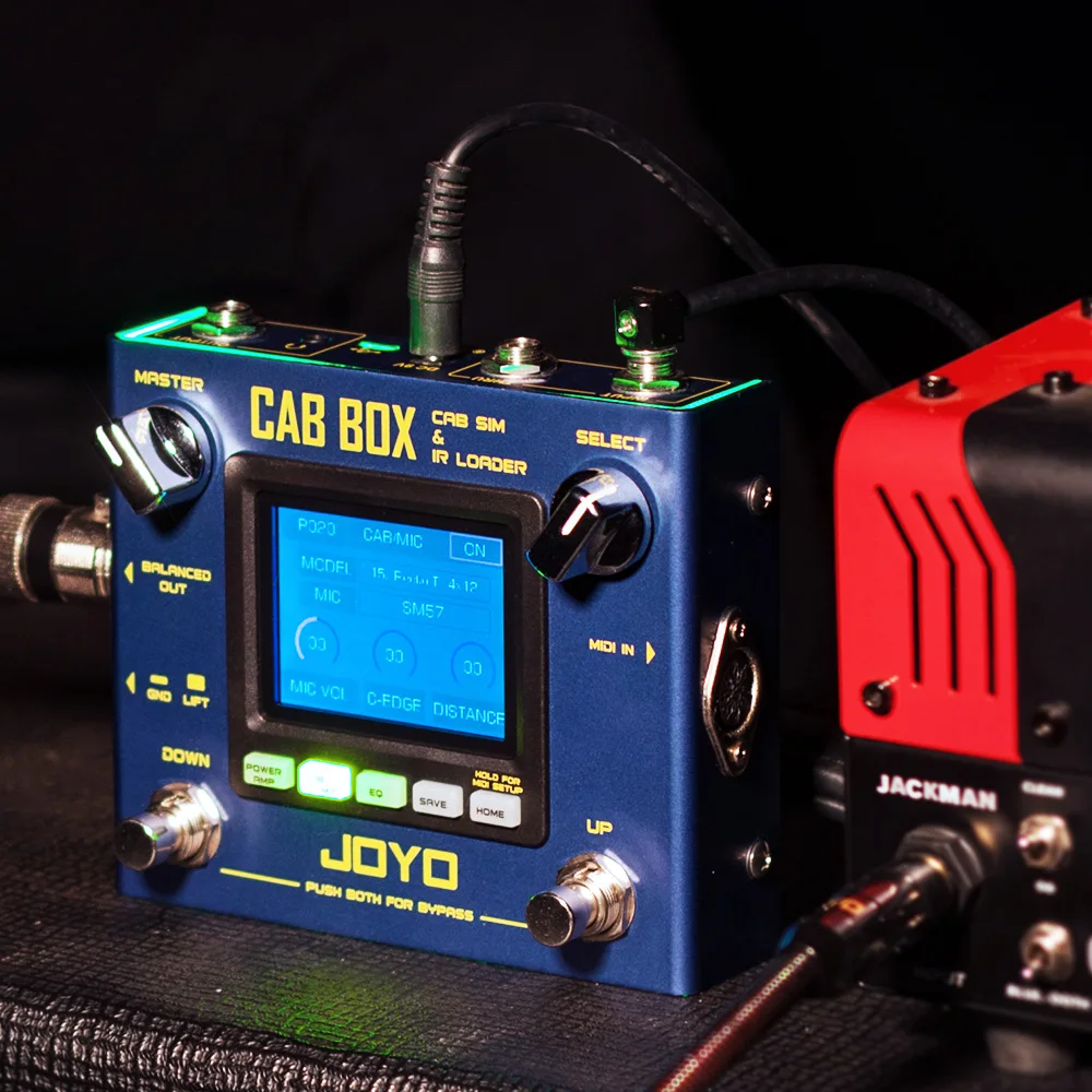 R-08 Cabinet Modeling Pedal Built-in 4 Tube Amplifier Simulation 20 Cabinet & 11