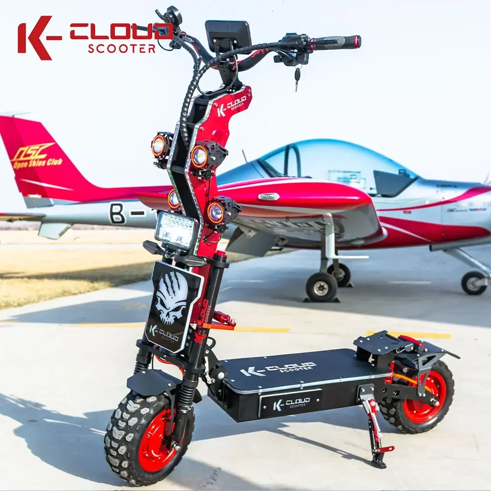 Electric Scooter 8000W 10000W 72V Adult Foldable Remote Dual Motor Electric Scooter