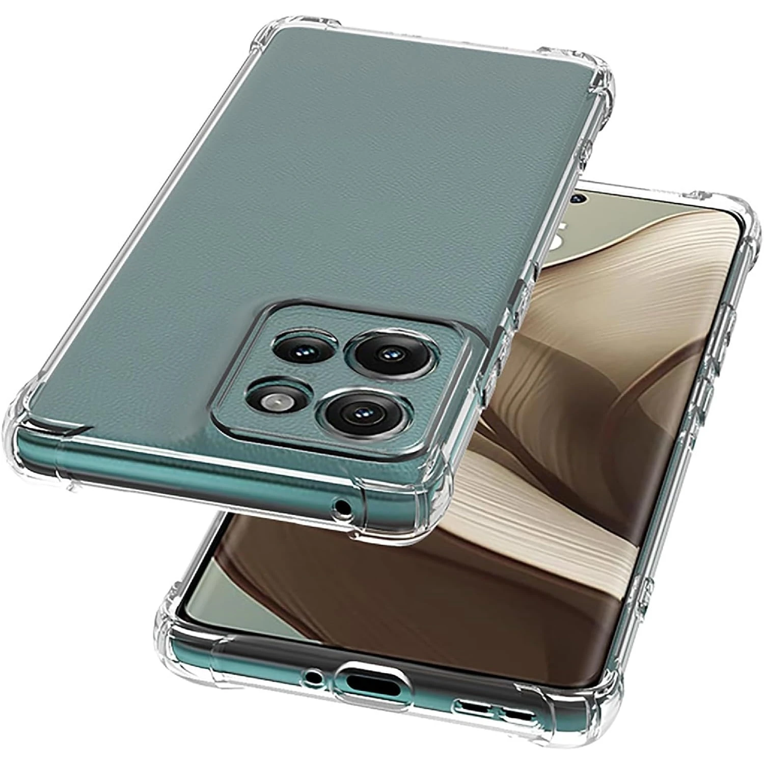 Shockproof Transparent TPU Protective Case