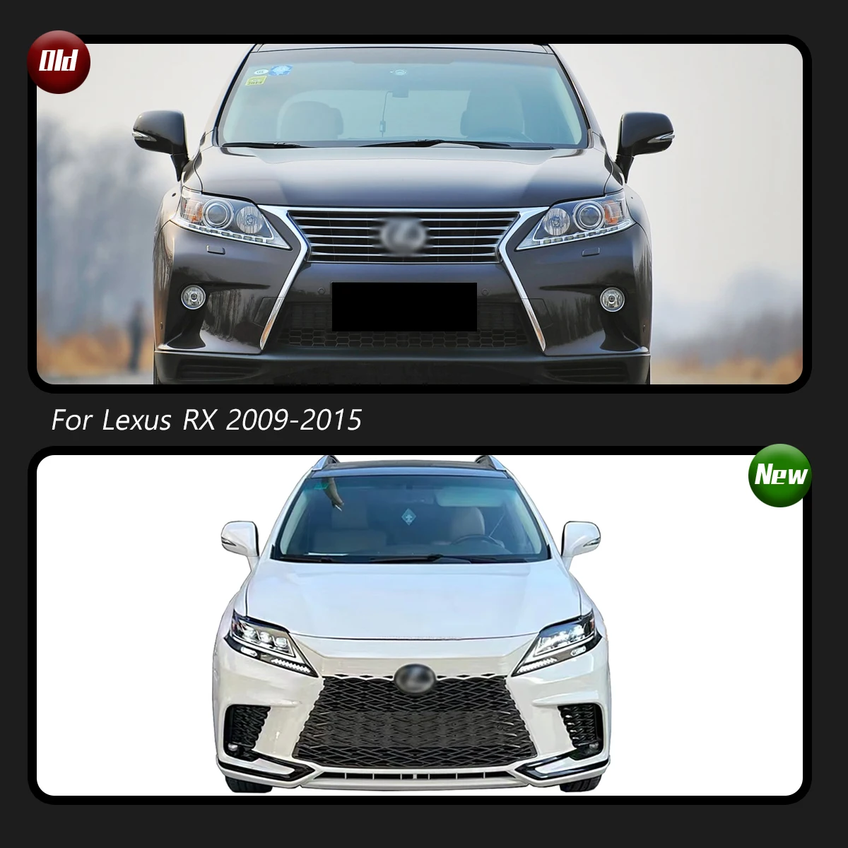 レクサス用フロントバンパーボディキット,レクサスRX 350, RX270 2009