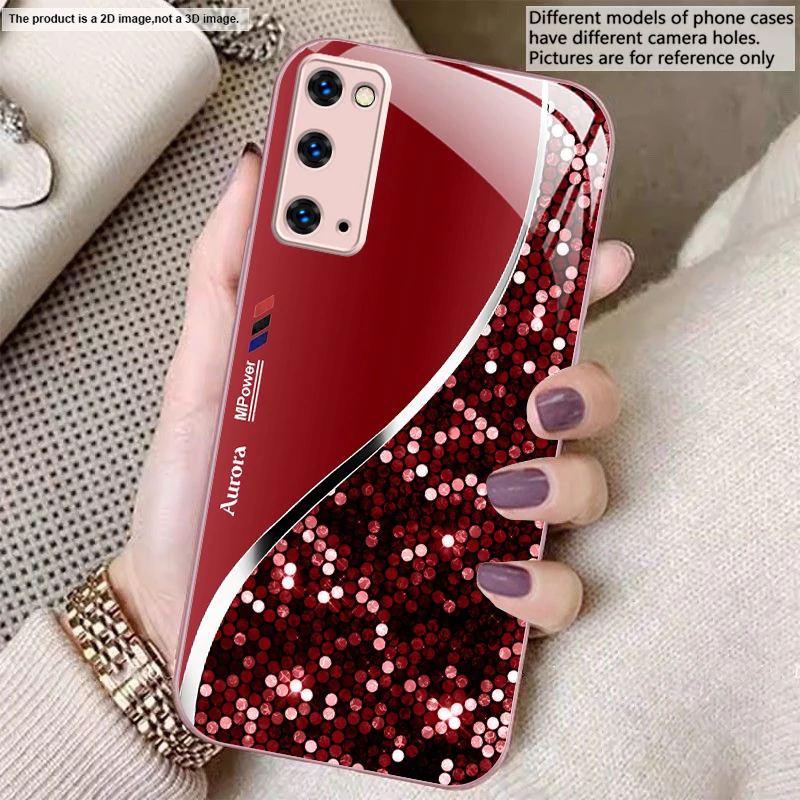 Sleek Silver Metal Curve Glass Phone Case