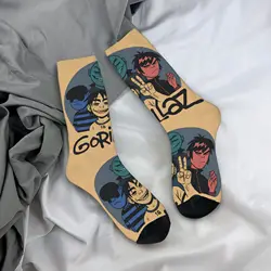 Gorillaz Autumn Rock Band Fun High - Quality Anti - Skid Skate Socks - One Size (5)
