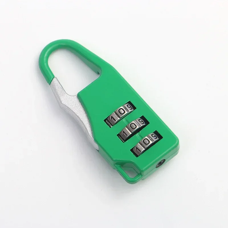 Combination Padlock 3 Digits Colorful Mini Password Code Combination Padlock Suitcase Luggage Travel Smart Lock Keyed Anti-thieft