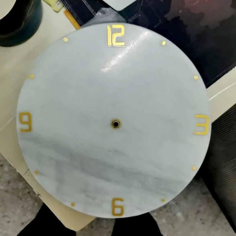 Marble Large Wall Clock Silent Watches Clocks Natural marble  