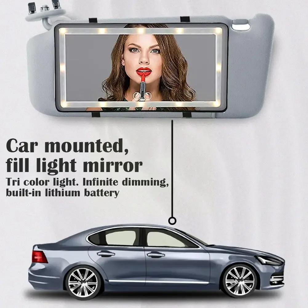 Clip-On LED Car Vanity Mirror - Image 5