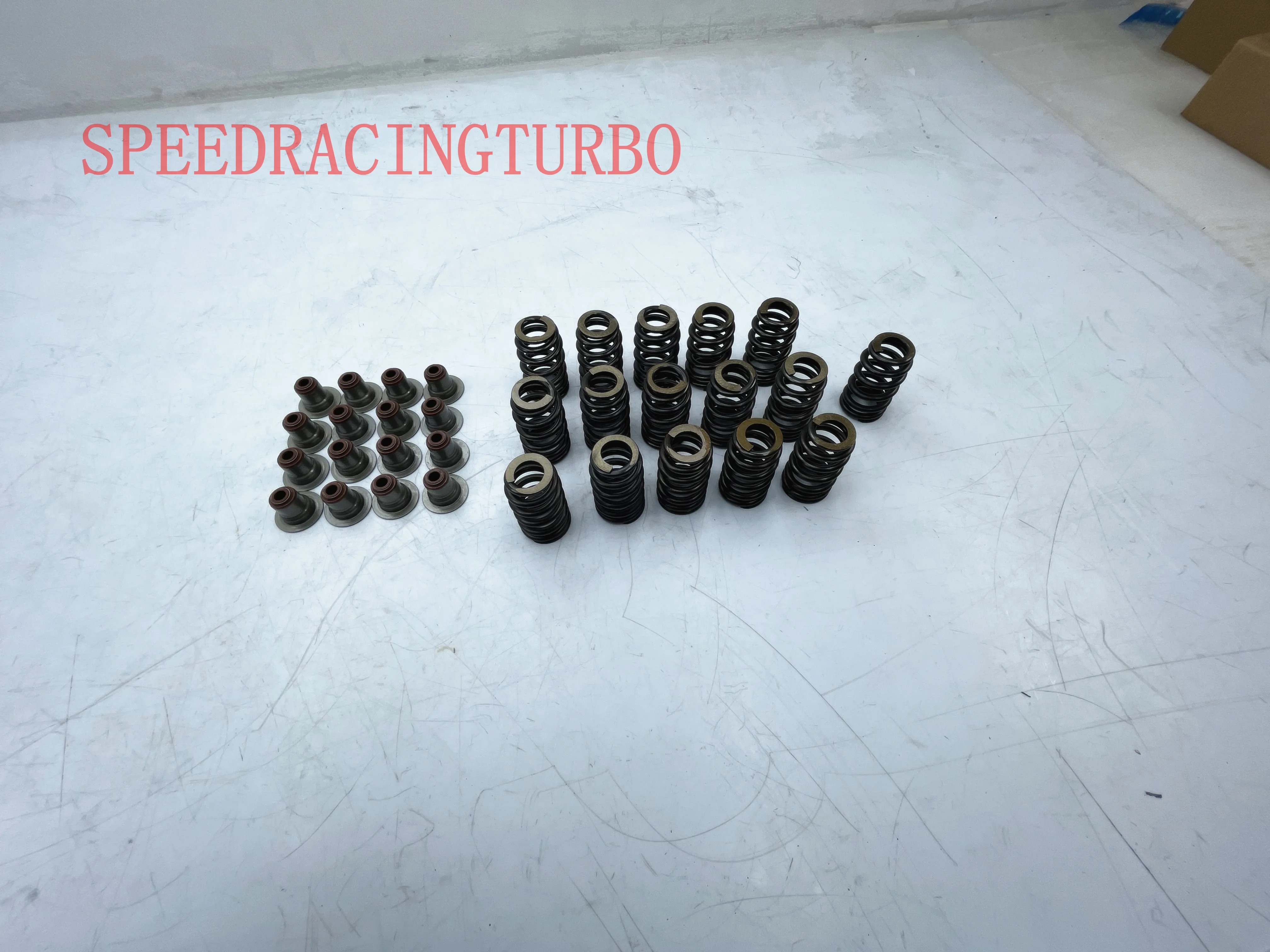 

Head Spring Set Kit Fit Timing Cover Spring Set For .560" Chevrolet Gen III IV LS Beehive Valve Spring Lift Kit 4.8 5.3 5.7 6.0