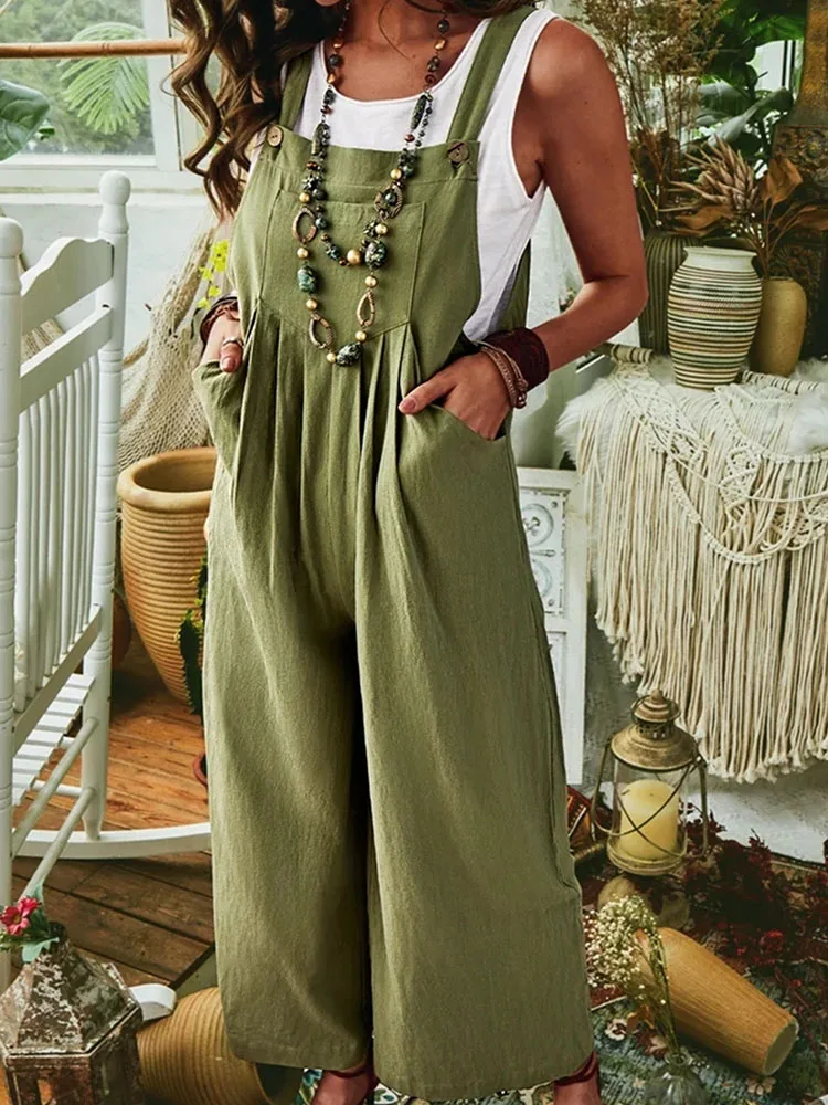 Elegant Simple Strappy Jumpsuit Summer 
