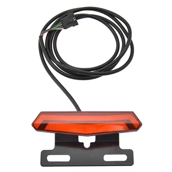 Luce posteriore per freno a LED Ebike Luci per bicicletta elettriche ad alta luminosità Installazione semplice per bici elettrica 36V 48V