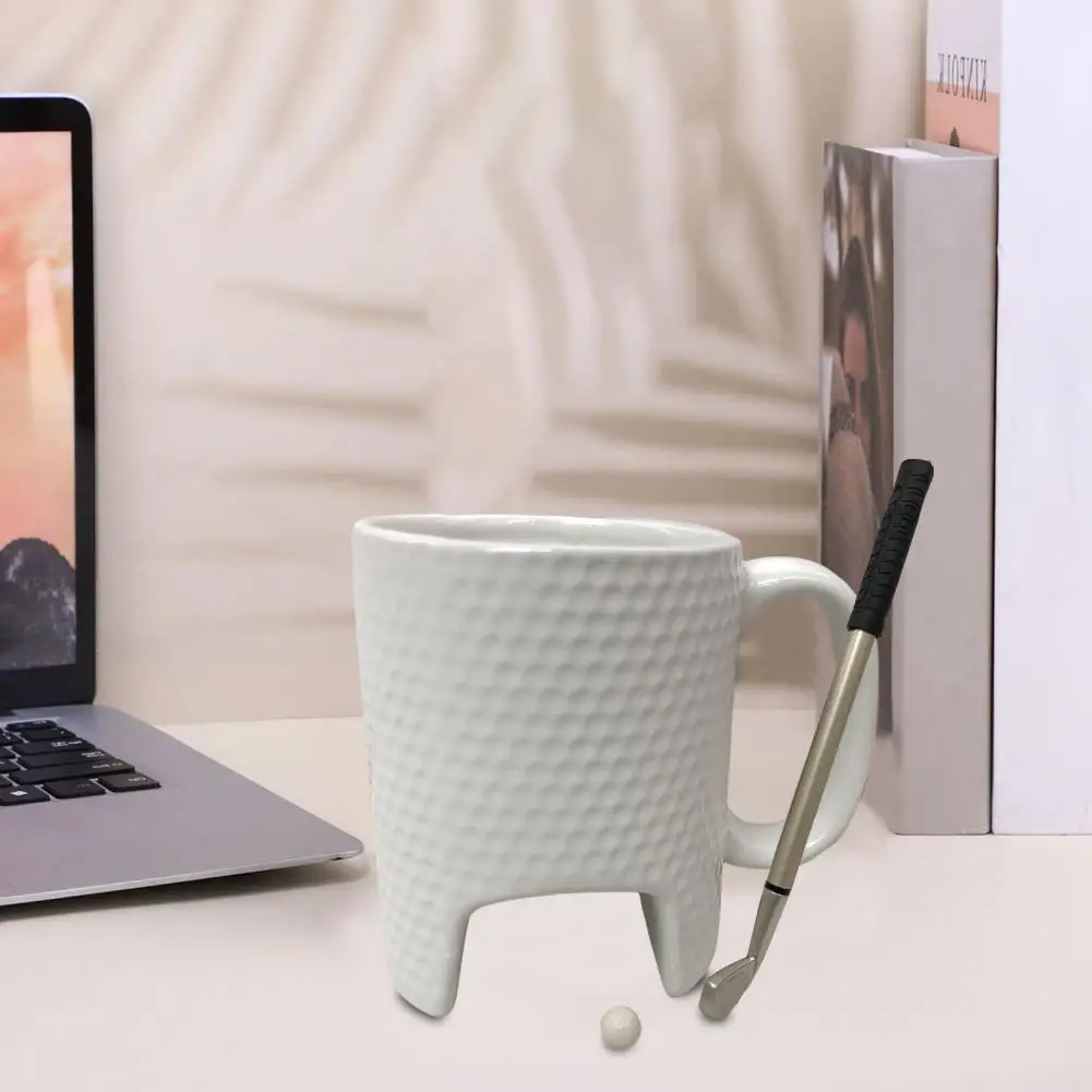 

Golf Gift for Men Women Golf Practice Mug Unique Golf Lover Gift Ceramic Novelty Coffee Mug with Mini Ball Club for Putting