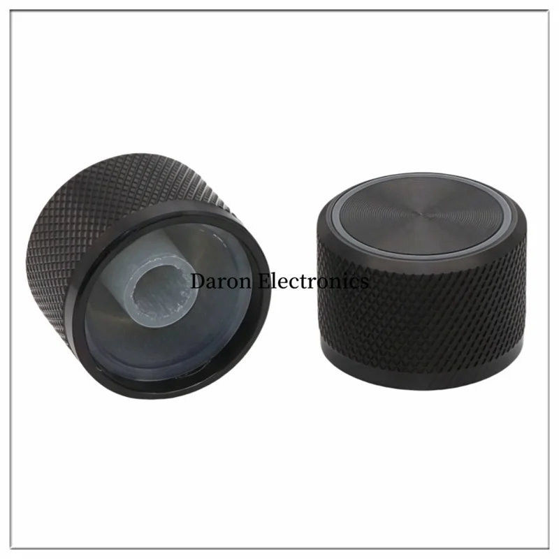 Description Picture 5 of itemAluminum alloy light transmission knob 22*15 Potentiometer knob cap Audio equipment instrument rotation adjustment cap plum hole