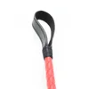 56CM Red Riding Crop PU Leather Whip Crops Equestrianism HorseWhip with Wristband 5