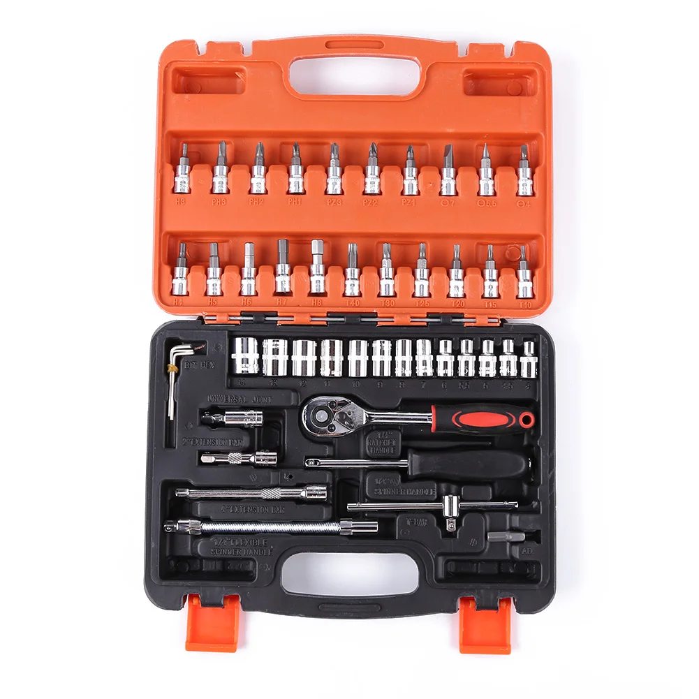 TUFFIOM Caja de herramientas con herramientas, juego de herramientas para  el hogar de 799 piezas con estuche de aluminio para carretilla, kit de
