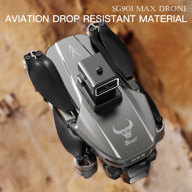 Drone SG901 MAX 8K GPS 5G avec évitement d'obstacles, quadricoptère RC professionnel