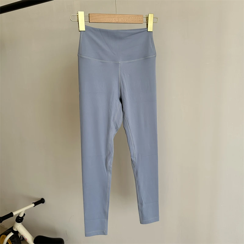 Sexy Women's Leggings Gym Solid Color Pilates Yoga Tights High Waist Fashion Spice Girls Fitness Sports Pants Soft Breathable