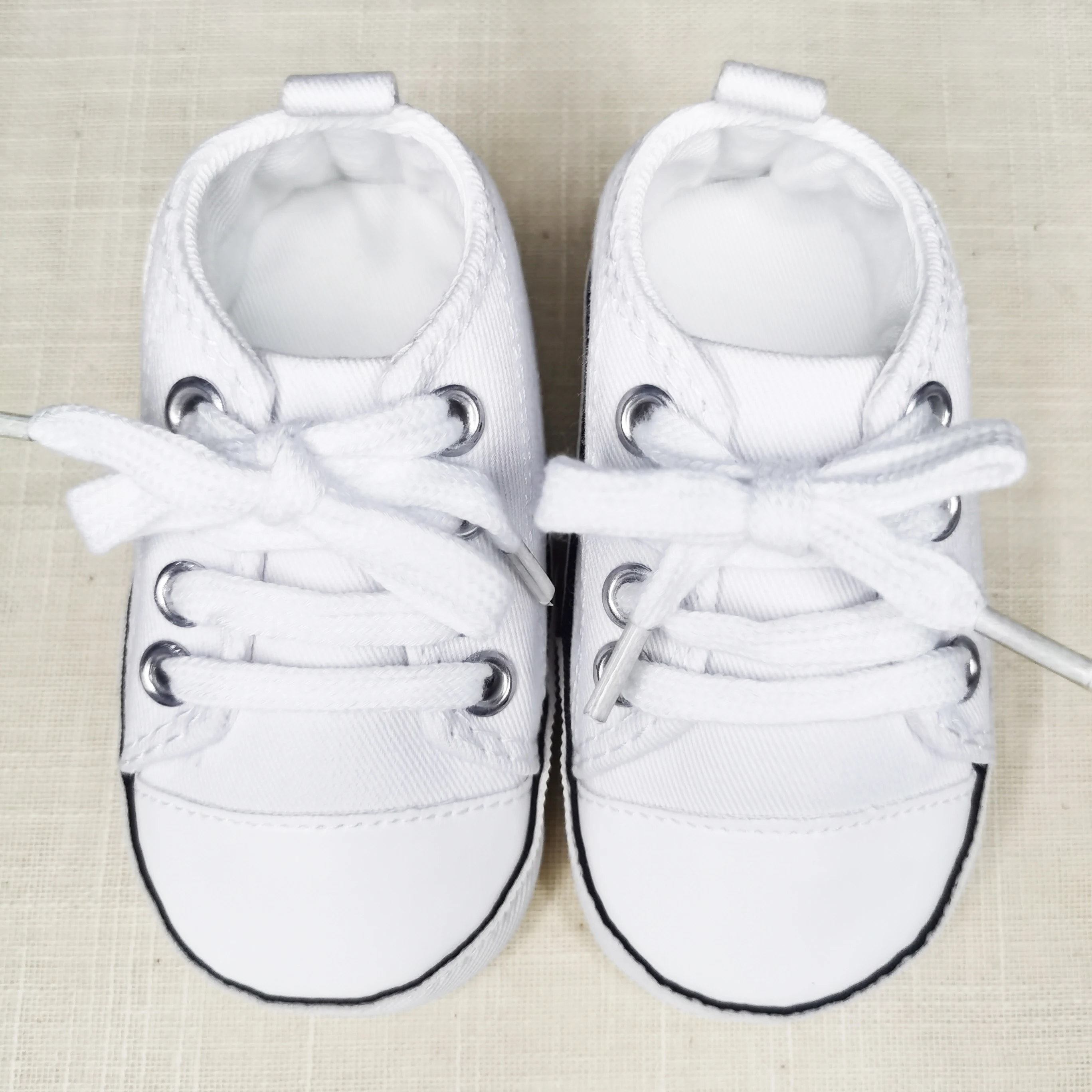 Baby Shoes Boy Girl Star Solid Sneaker Cotton Soft Anti-Slip Sole Newborn Infant First Walkers Toddler Casual Canvas Crib Shoes