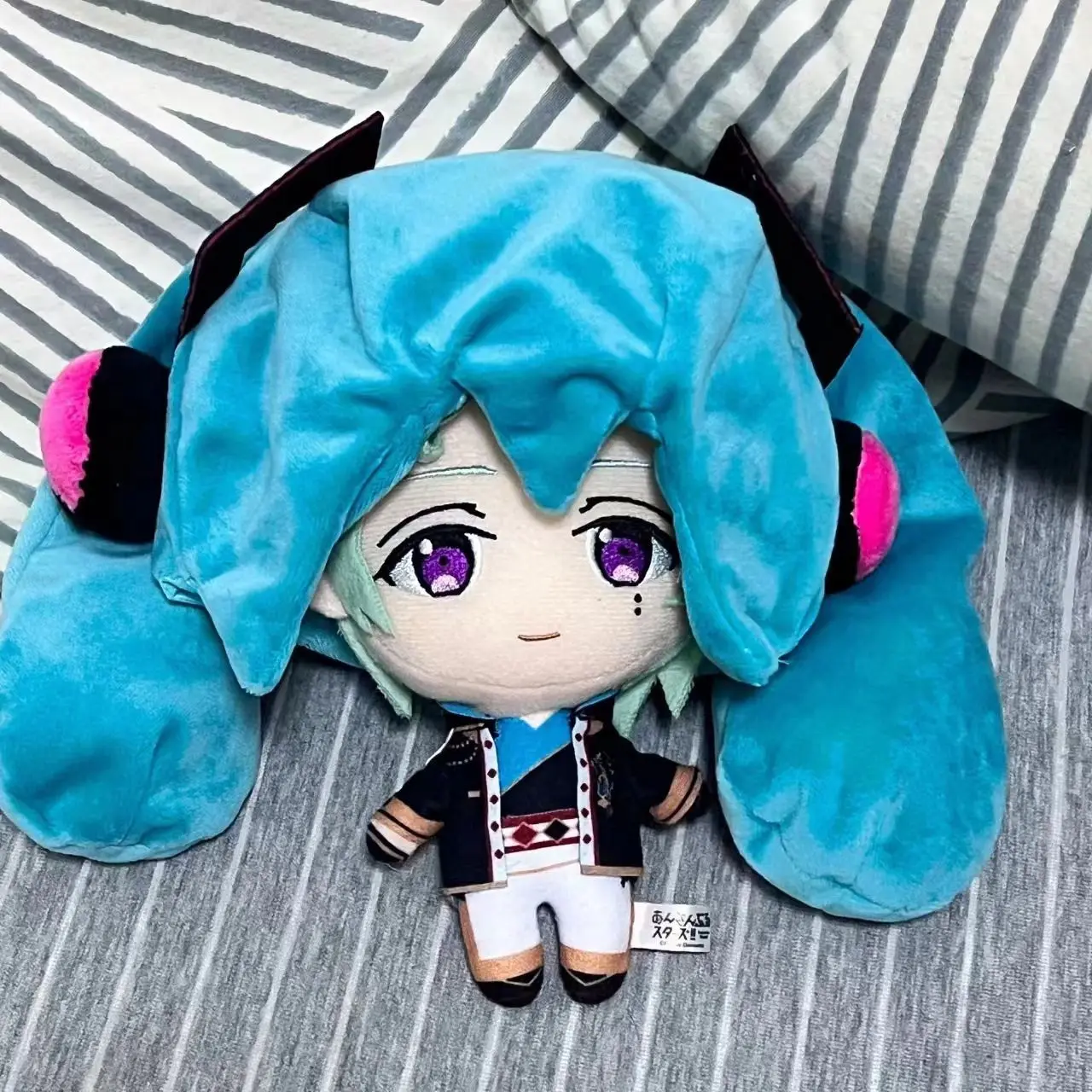 Детская одежда Hatsune Miku, супер милая накидка на голову для периферической куклы 2D анимации, наряд, костюм для альпинизма, 20 см