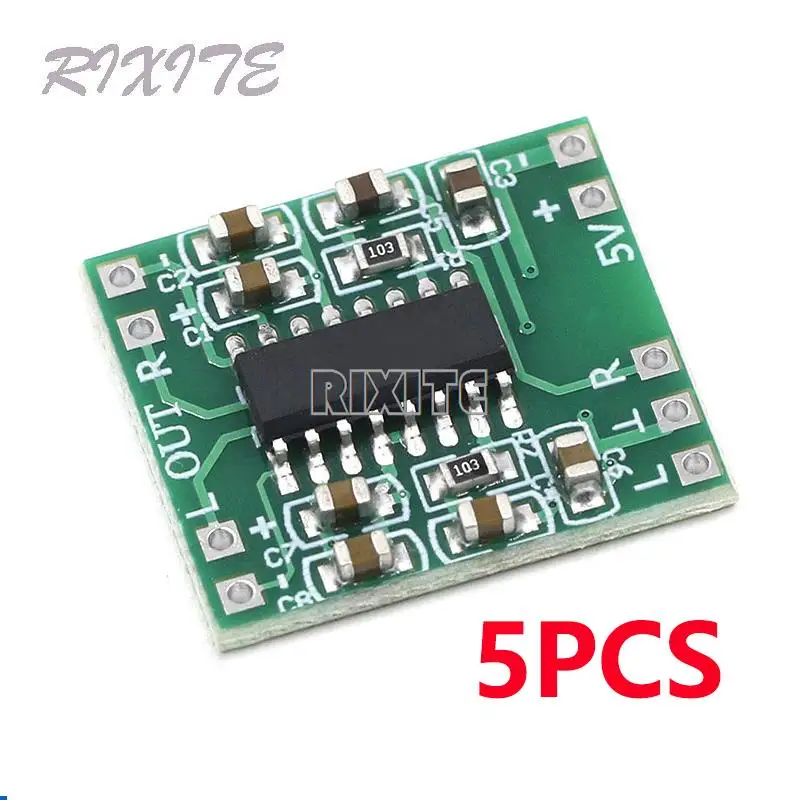 5PCS PAM8403 Super Mini Digital Amplifier Board 2 * 3W Class D Digital 2.5V To 5V Sound Audio Amplifiers audio amplifier board