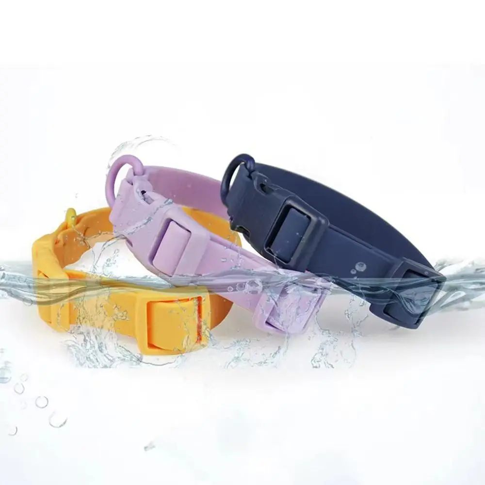 Waterproof Elastic Dog Collar Adjustable Safety Webbing Lead_voghion.com