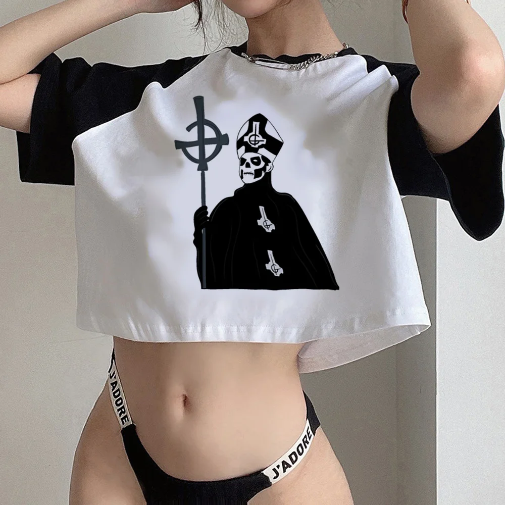 

Ghost Band trashy fairy grunge vintage crop top girl kawai korean fashion cute manga t-shirts