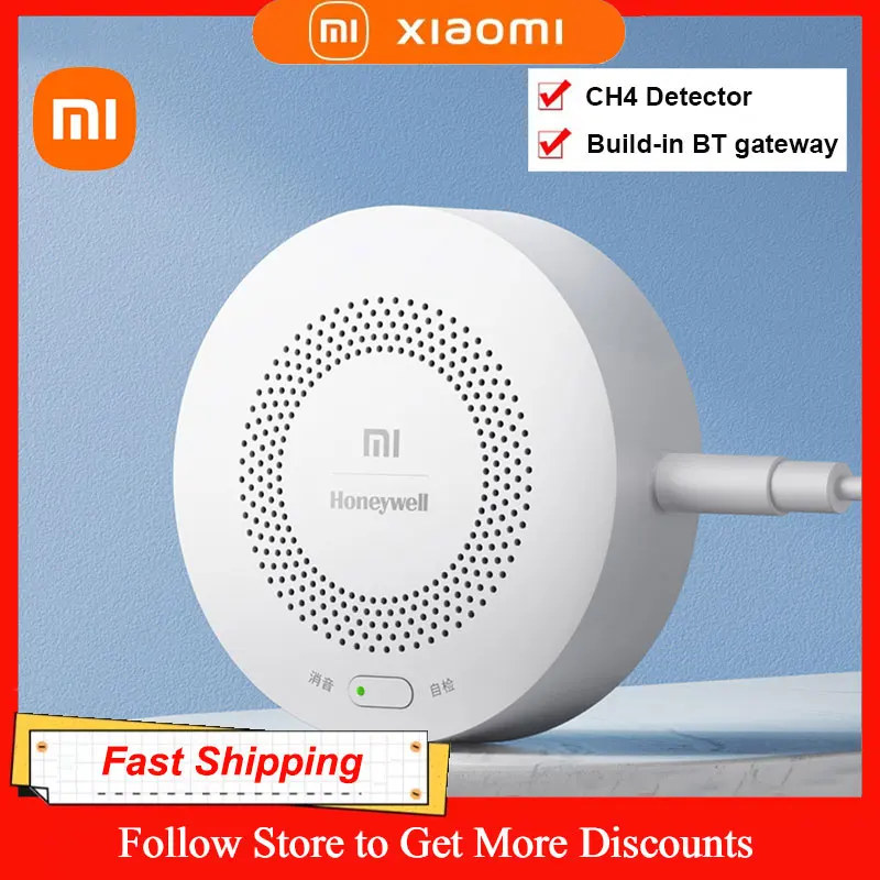 Xiaomi Mijia Wifi Natural Gas Sensor Detector บลูทูธในตัว Gateway เชื้อเพลิงในครัวเรือนสมาร์ท Gas Alarm Leakage Guard 1