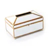 Luxury European Style Practical Mirror Glass Tissue Box Waterproof Paper Towel Holder Dressing Table Tray Home Decor 5