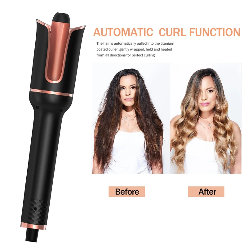 

Automatic Hair Curler Auto Hair Curling Iron Looper Wave Roll Ferro Wavy Crimping Curl Tool Electric Curly Waver Iron