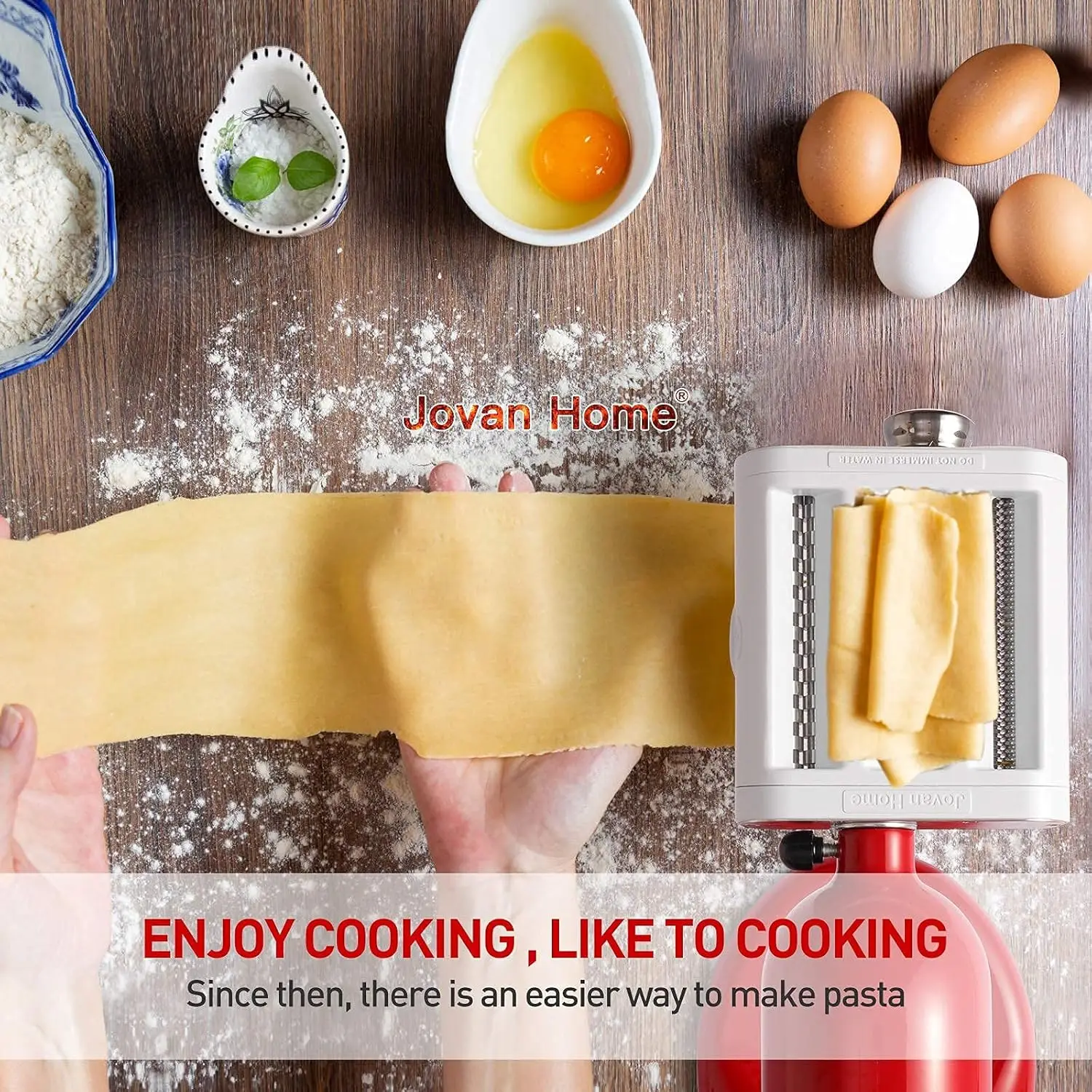 Maker Attachment for KitchenAid Stand Mixers 3 in 1 Set Includes Pasta Roller Spaghetti Cutter & Fettuccine Cutter Pasta