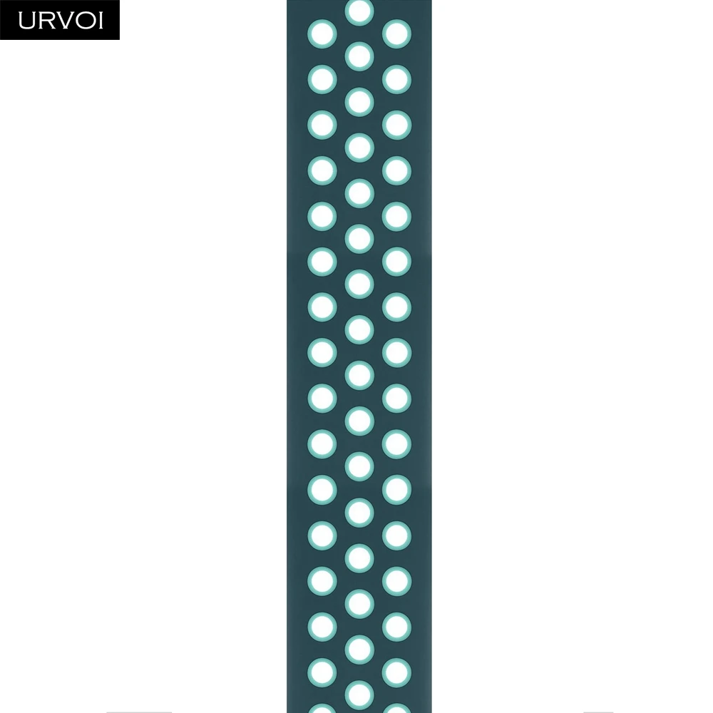 URVOI Sport Band - Double Color Silicone with Breathable Holes
