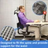 Memory Foam Lumbar Support Cushion Waist Pillow Auto Seat Back Cushion Ergonomic Fatigue Relief for Car Chair Home Office 3
