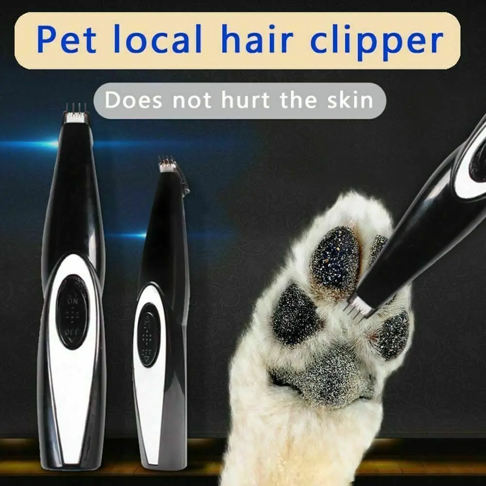 Pet Nail Hair Trimmer Grinder Cat Dog Grooming Tool Electrical Shearing Cutter USB Rechargeable Haircut Paw Shaver Clipper |