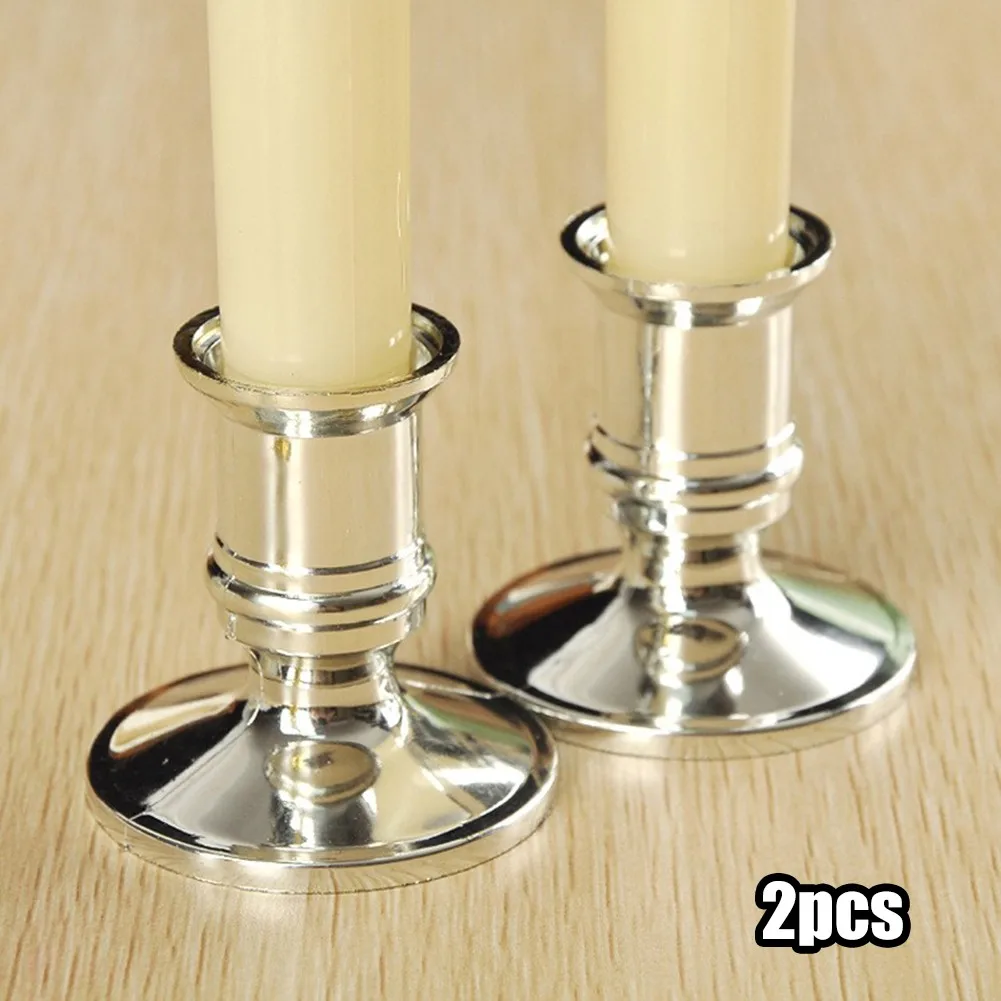 Set 9 Portacandele Neri In Alluminio – Altezze Diverse Per Candele Coniche, Decorazione Elegante Per Casa