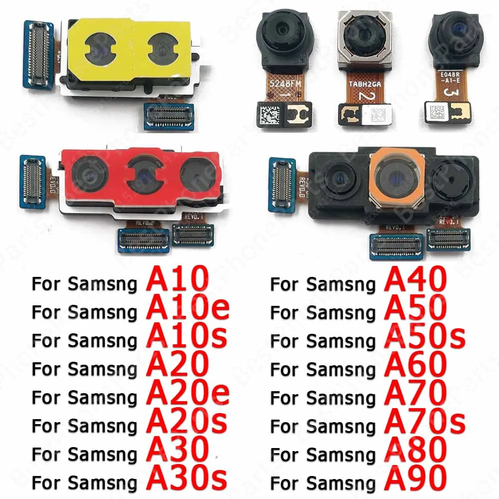 

For Samsung Galaxy A70 A70s A80 A90 A10 A10e A10s A20 A20e A20s A30 A30s A40 A50 A50s A60 Back Rear Camera Module Original Parts