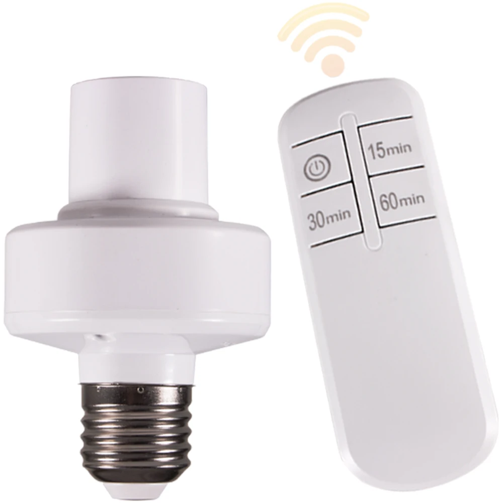 RemoteLightSocketE27TimingWirelessLightSwitchKitRemoteBulb