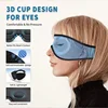 Bluetooth Sleeping Headphones 3D Eye Mask Wireless Air Travel Bluetooth 5.0 Headband Soft Elastic Comfortable Music Earphones 5