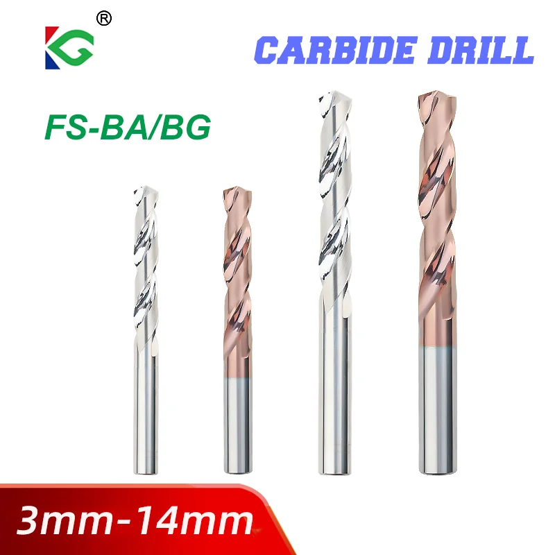 Carbide Drill Bit 3-14mm For Steel Stainless Steel Aluminum Copper Efficient CNC Lathe Tool Tungsten Drill Bit