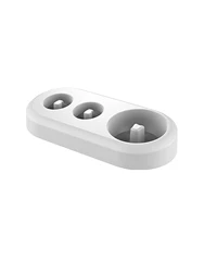 Streamlined Electric Toothbrush Organizer (White)