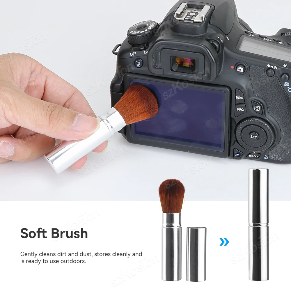 Kameraobjektiv-Reinigungsset, spiegelloses Kamera-Sensor-Reinigungsset für DSLR-Kamera, Canon, Sony, Nikon, inklusive Objektiv – Detail 8