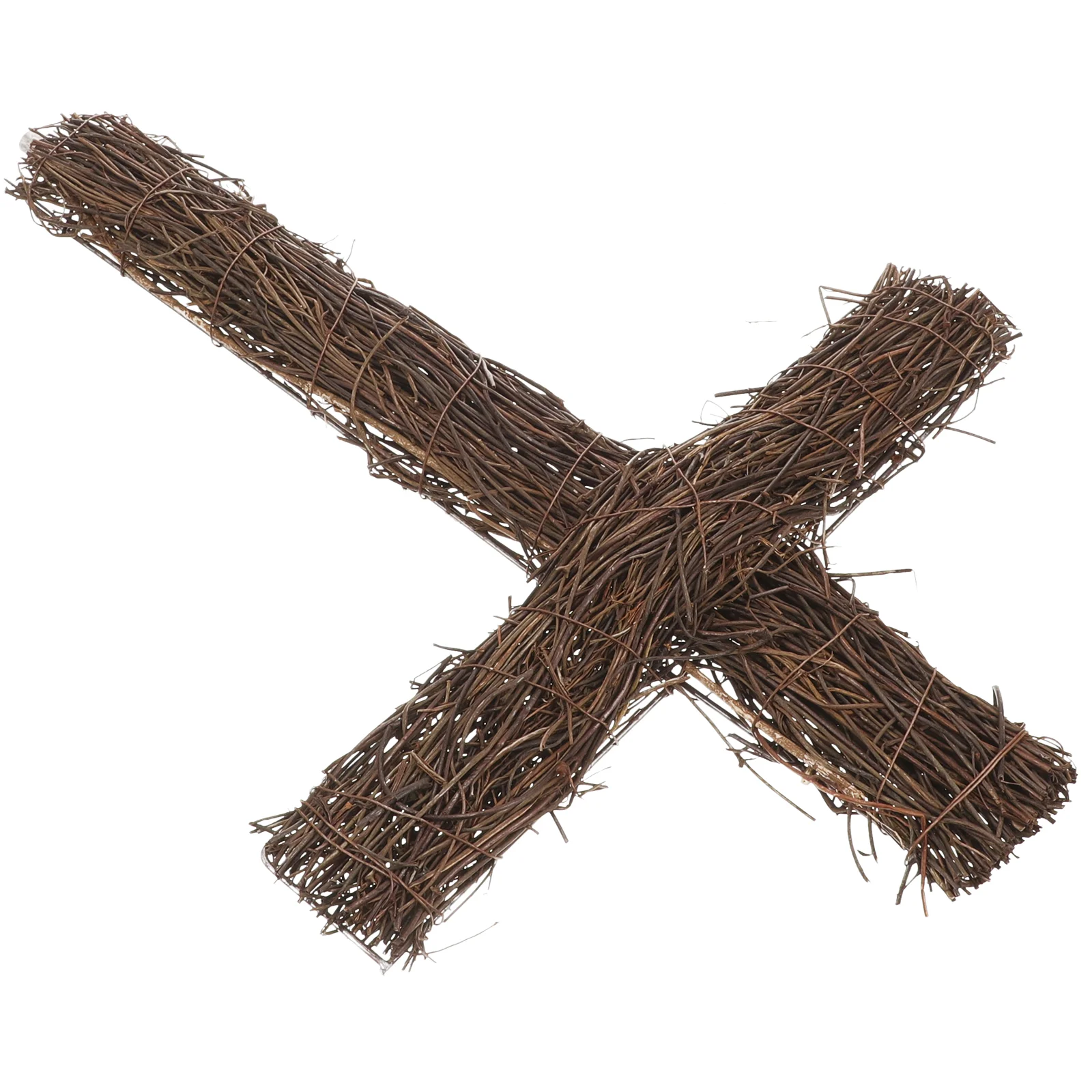 

Cross Grapevine Wreath Christmas Rattan Garland Vine Branch Hanging Decorations Blank Stake Ornament Diy Craft Easter