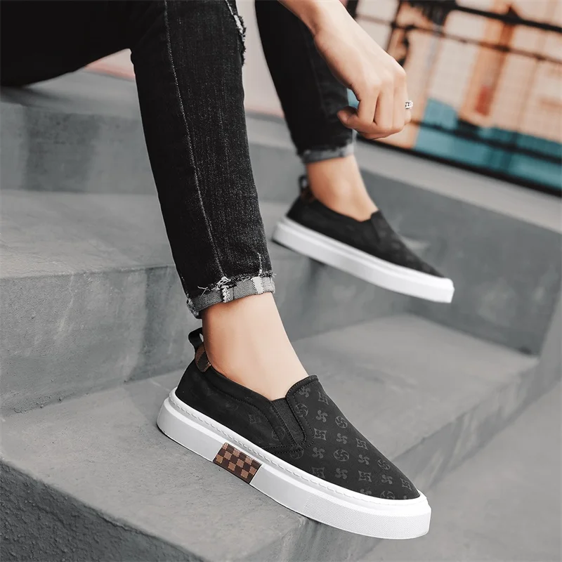 Shoes For Men's 39-44 Fashion Calico Shoes Comfortable Casual Outdoor Shoes Spring Specials Flat Men's Sneakers