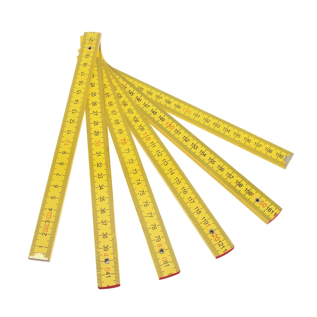 Yellow Wood Ruler Measuring Tool Suitable For Student School - Temu