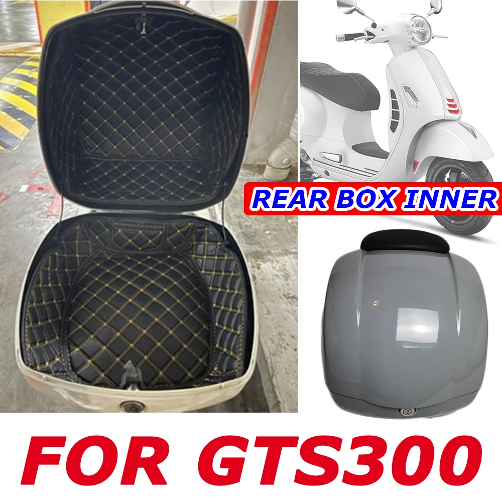 Motorcycle Rear Trunk Case Liner Luggage Box Inner Container Tail Case Trunk Protector For Vespa GTS 300 GTS GTS300 Accessories