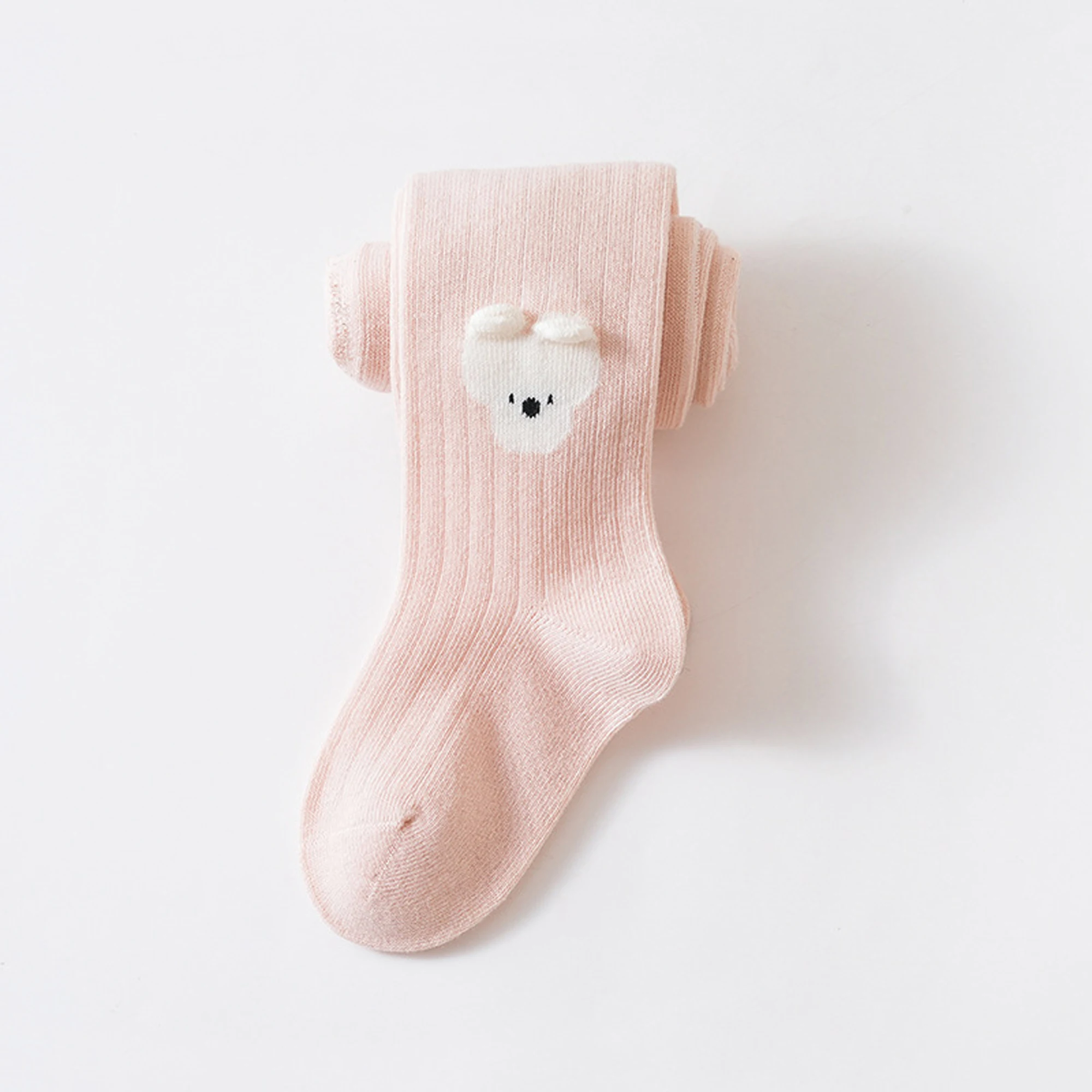 Adorable Baby Girl Leggings with Unicorn Flower Heart Design - Soft and Stretchy Toddler Tights for Little Girls