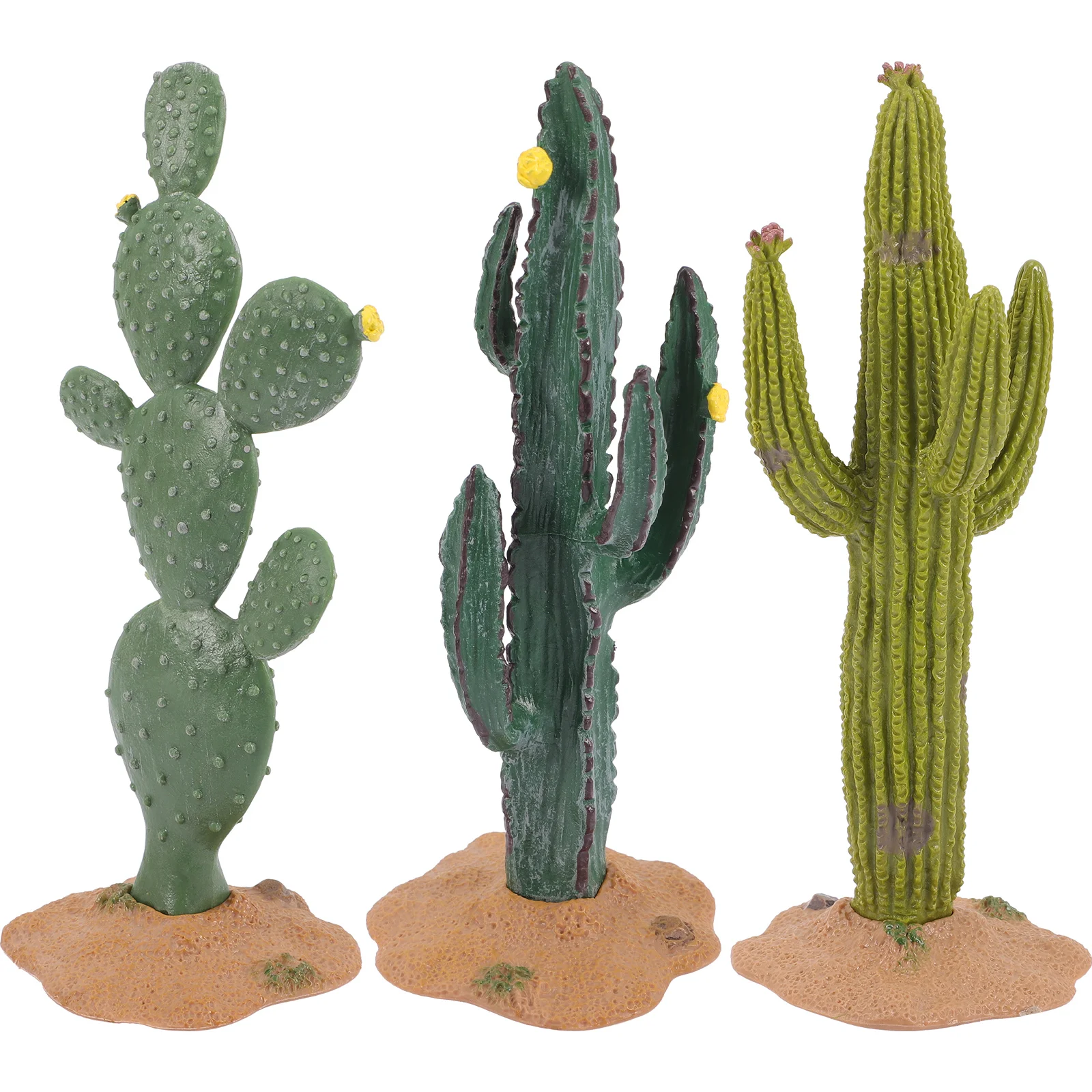 

Simulated Cactus Ornament Microlandscape Plant Statue Decor Household Fake Cactus Adorn Artificial Plant Tree Gift Option